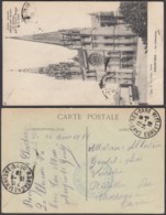 FRANCE GUERRE 14-18 CP "COMMISSAIRE MILITAIRE GARE DE CHARTRES " 1916 (VG) DC-5054 - Guerre (timbres De)