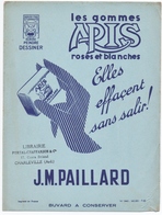 BUVARD.CHARLEVILLE (08) LES GOMMES APIS. J.M. MAILLARD. LIBRAIRIE PORTAL-CHAFFANJON & Cie - Papeterie