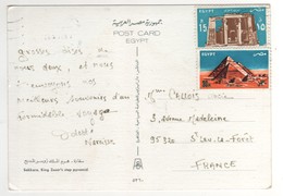 Beaux Timbres , Stamps Sur Cp , Carte , Postcard Du ?? Pour La France - Covers & Documents