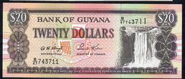 GUYANA P30c 20 DOLLARS 1996  #B/47  TDLR And COMPANY LIMITED Signature 12  UNC. - Guyana