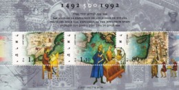 ISRAEL, 1992, Miniature Sheet Stamps, (No Tab), Jews From Spain, SGnr.1169 X800 - Nuevos (sin Tab)