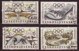 Grenoble 68 Olympic Games Czechoslovakia 4 Stamps 1968 - Winter 1968: Grenoble