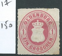 ALLEMAGNE - OLDENBOURG : N°17.  Cote 150€. - Oldenburg