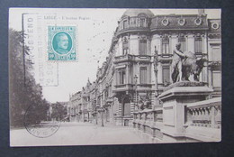 Liege Avenue Rogier Dover Ostend Stamp - Liege