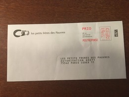 PAP REPONSE FONDATION LES PETITS FRERES DES PAUVRES 143884 - Prêts-à-poster:reply