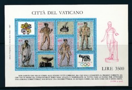 VATIKAN Mi. Nr. Block 9 Internationale Briefmarkenausstellung OLYMPHILEX ’87, Rom - MNH - Blocks & Sheetlets & Panes
