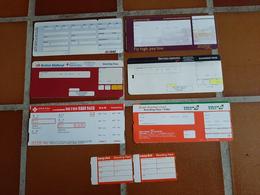 @+  Lot De 7 Cartes D'embarquement Non Utilisées (Easy Jet, EvaAir, British Midland, Germanwings,...). - Cartes D'embarquement