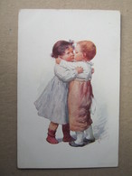 Kids - " Love Kiss ", 1911. / Illustrateur Karl Feiertag - Feiertag, Karl