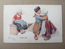 Heißer Kuß - " Hot Kiss ", 1911. / Illustrateur Karl Feiertag - Feiertag, Karl