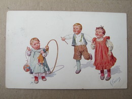 Children's Games, 1912. / Illustrateur Karl Feiertag - Feiertag, Karl