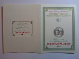 Carnet Croix Rouge 1956, Neufs, Gomme Parfaite - Neufs