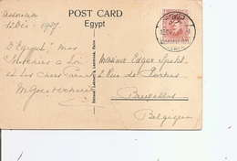 Egypte ( CP De 1927 Vers La Belgique à Voir) - Briefe U. Dokumente