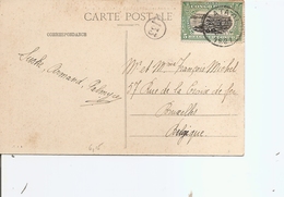 Congo Belge ( CP De 1921 De Matadi Vers La Belgique à Voir) - Cartas & Documentos