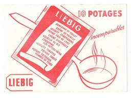 Buvard Liebig 10 Potages Incomparables - Soep En Saus