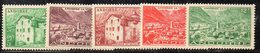XP4700 - ANDORRA 1948,  Cinque Valori Diversi *  Linguella  (2380A) . - Unused Stamps
