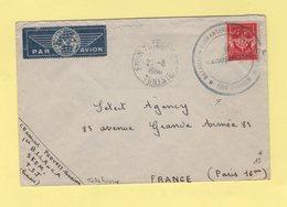 Timbre FM - Bataillon D'Infanterie Legere D'Afrique - Foum Tatahouine - Tunisie - 1950 - Military Postage Stamps