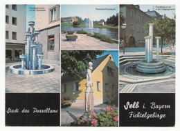 Selb Im Fichtelgebirge - Die Brunnen In Selb - 4 Ansichten - Selb