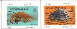 HONG-KONG 1982 SCOTT 385-386  CAT VAL US$1.00 - Oblitérés