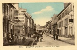 CARHAIX *** AVENUE DE LA GARE *** COLL RIVIERE BUREAU *** - Carhaix-Plouguer