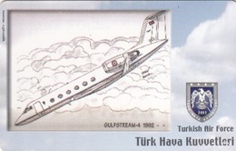 TURKEY - Gulfstream-4 1992 (Aircraft) , Tirage 200,000 , 100 Unit ,used - Turquie