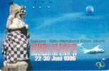 INDONESIA 75  U  AIR SHOW '96  JAKARTA  AIRPLANE  STATUE  SCARCE READ DESCRIPTION !! - Indonesië