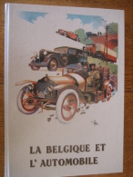 Album-chromos DELHAIZE -LA BELGIQUE ET L'AUTOMOBILE-FN-MINERVA-EXCELSIOR-NAGANT-PIPE-GERMAIN-PANHARD-JUWEL-JENATZY-DASSE - Sammelbilderalben & Katalogue