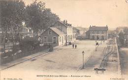 Montceau Les Mines      71       Avenue Et La Gare       (voir Scan) - Montceau Les Mines