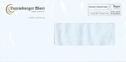 Luxembourg 2019 Bettembourg Newspaper Postage Paid Cover - Cartas & Documentos