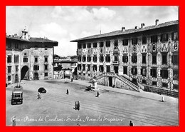 CPSM/gf PISE (Italie)  Piazza Dei Cavalieri. Scuola Normale Superior, Animé, Tramway...K316 - Pisa
