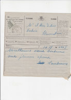 3  X Telegram - Télégramme Vanuit Stevoort - Hasselt - Beringen - Herk-de-Stad - Gelukwensen - Telegrams