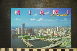 CP,  MIAMI, Aerial View Of The Harbor And Skyline - Miami