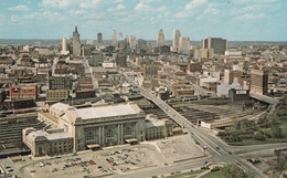 Kansas City Mo - Union Station & Skyline Postcard 1972 - Kansas City – Missouri