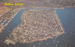 Balboa Island CA Aerial View Postcard 1976 - Santa Ana