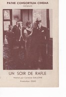 CINEMA(LE SOIR DE RAFLE)PUBLICITE DOUBLE - Manifesti Su Carta