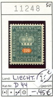 Liechtenstein - Michel Dienst / Service 44 - ** Mnh Neuf Postfris - - Service