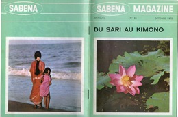 SABENA MAGAZINE - DU SARI AU KIMONO - N° 99 - 1970 - Aviation