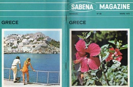SABENA MAGAZINE - GRECE - N° 93 - 1970 - Aviation