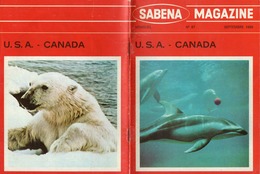 SABENA MAGAZINE - U.S.A. - CANADA - N° 87 - 1969 - Aviation