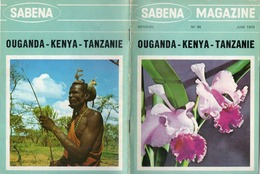 SABENA MAGAZINE - OUGANDA - KENYA - TANZANIE - N° 96 - 1970 - Aviation