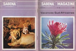 SABENA MAGAZINE - VACANCES SUD-AFRICAINES - N° 98 - 1970 - Aviation