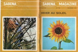 SABENA MAGAZINE - HIVER AU SOLEIL - N° 100 - 1970 - Aviation
