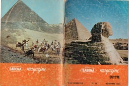 SABENA MAGAZINE - EGYPTE - N° 79 - 1968 - Aviation
