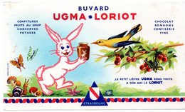 Buvard Ugma-Loriot à Strasbourg. Confitures, Fruits, Conserves, Chocolat, Bonbons, Confiserie. - Chocolat