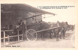 St Gengoux De Scissé      71      Cave Coopérative Vinicole .      Déchargement De La Vendange De 1936  (voir Scan) - Autres & Non Classés