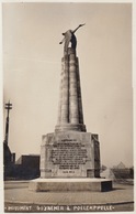 Carte Photo Monument Guynemer à Poelcappelle Poelkapelle - Langemark-Poelkapelle