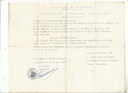 Académie De POITIERS , à NIORT ,1958 , CERTIFICAT D'ETUDES PRIMAIRES , Certifié Mairie De Chantecorps, Frais Fr 1.55 E - Non Classés