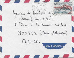 1961 - NOUVELLE CALEDONIE - ENVELOPPE Par AVION De WE LIFOU ! => NANTES - Cartas & Documentos