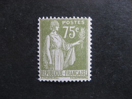 TB N° 284A, "nez Allongé" , Neuf XX. - Varieties: 1931-40 Mint/hinged
