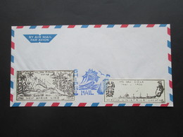 Afrika 1976 Ship Mail / Letter 2 Vignetten / Aufkleber MS Jan Zizka 1961 - 76 West Africa Line Voyage 1948 - Boten