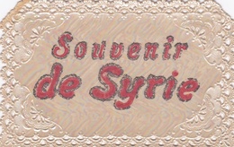 ¤¤   -   SYRIE  -   Carte Ajourée   -  Souvenir De Syrie    -  Fantaisie      -  ¤¤ - Syria